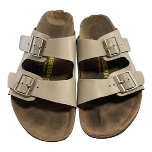Birkenstock Arizona Tan Leather Narrow 240 M4 Women 6 Sandals
